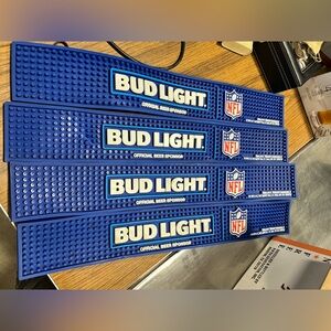 bud light nfl beer spill mats